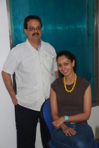 Dr.-Mukul-with-Celebrity-&-model-&-Miss-India-Finalist-Samita-Verkar